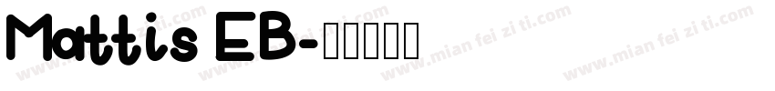 Mattis EB字体转换